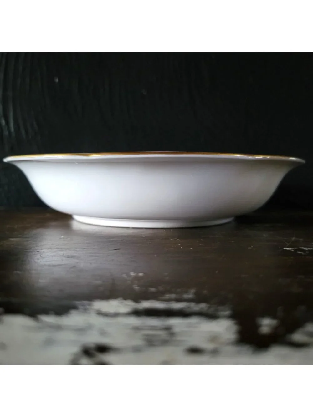 Vintage Royal Bayreuth Teal Tulip Coupe Bowl 7.625